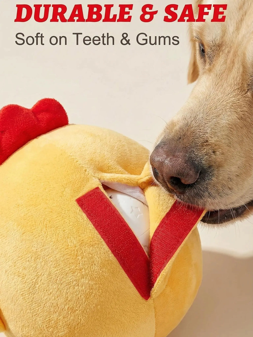 3-In-1 Interactive Dog Toy Ball - Soft Plush Cover, Recordable Singing, Bouncing Mode, 3 Modes, Rechargeable Motion-Activated, Removable Machine Washable, Built-In Crinkle Paper, Gentle on Teeth, Mental Stimulation for Small-Medium Dogs Indoor Solo Play