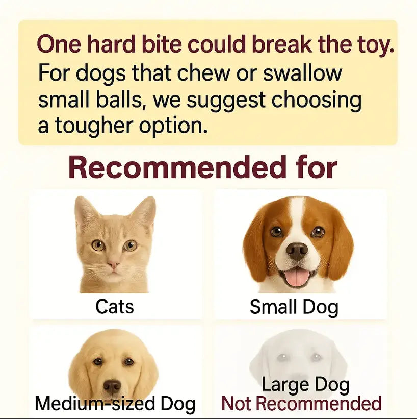 3-In-1 Smart Cat Toy Ball - Automatic Interactive Cat Toy with 3 Interchangeable Silicone Shell Tails, Universal Fit Set with Extra Tail, Supports Chase Stimulation to Reduce Boredom