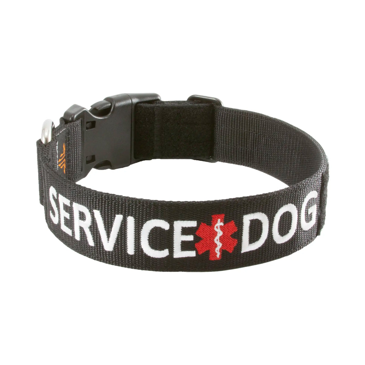 Tacticollar Adjustable Nylon Service Dog Collar with Embroidery